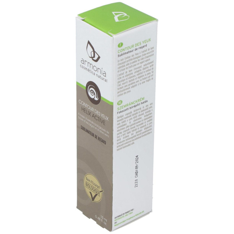 Helix Active Eco Contorno de Ojos Caracol Bio 15ml - Armonia Cosmetica Natural