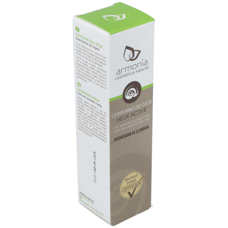 Helix Active Eco Contorno de Ojos Caracol Bio 15ml - Armonia Cosmetica Natural