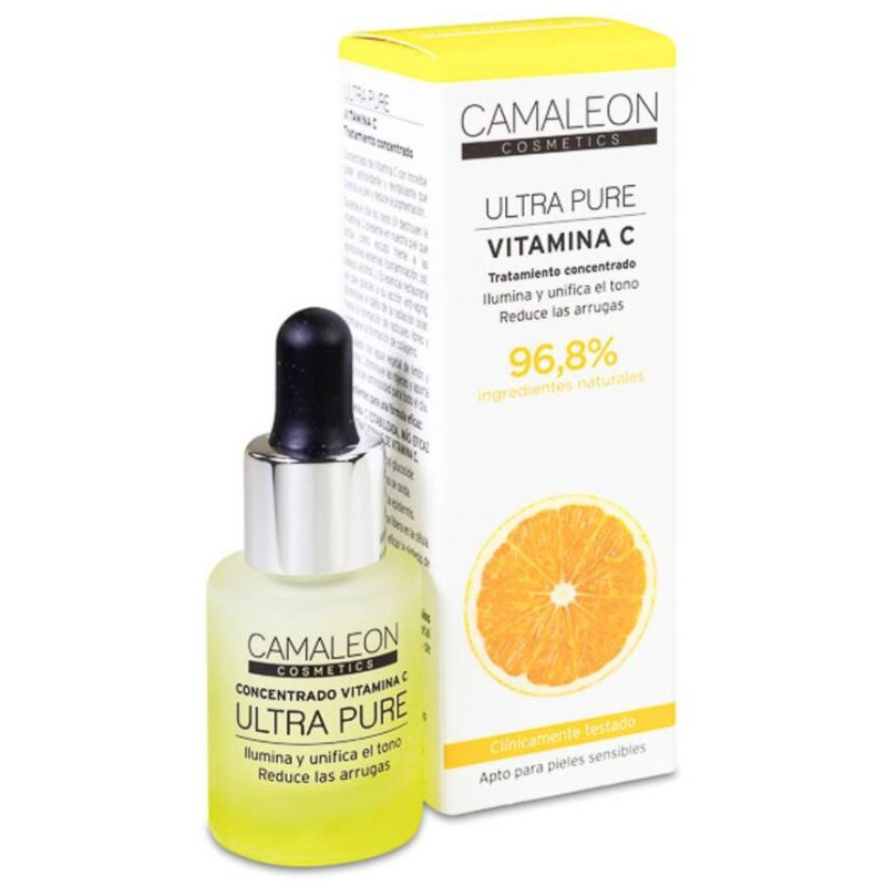 Camaleon Ultra Pure Concentrado Vitamina C, 15 ml - Camaleon Cosmetics