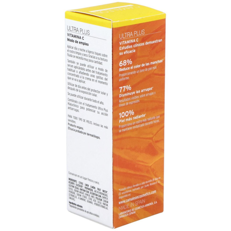Camaleon Ultra Pure Concentrado Vitamina C, 15 ml - Camaleon Cosmetics