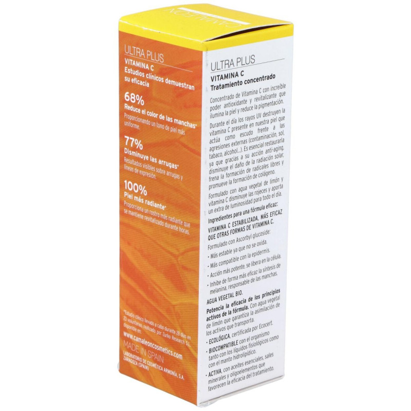 Camaleon Ultra Pure Concentrado Vitamina C, 15 ml - Camaleon Cosmetics