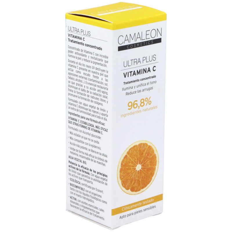 Camaleon Ultra Pure Concentrado Vitamina C, 15 ml - Camaleon Cosmetics