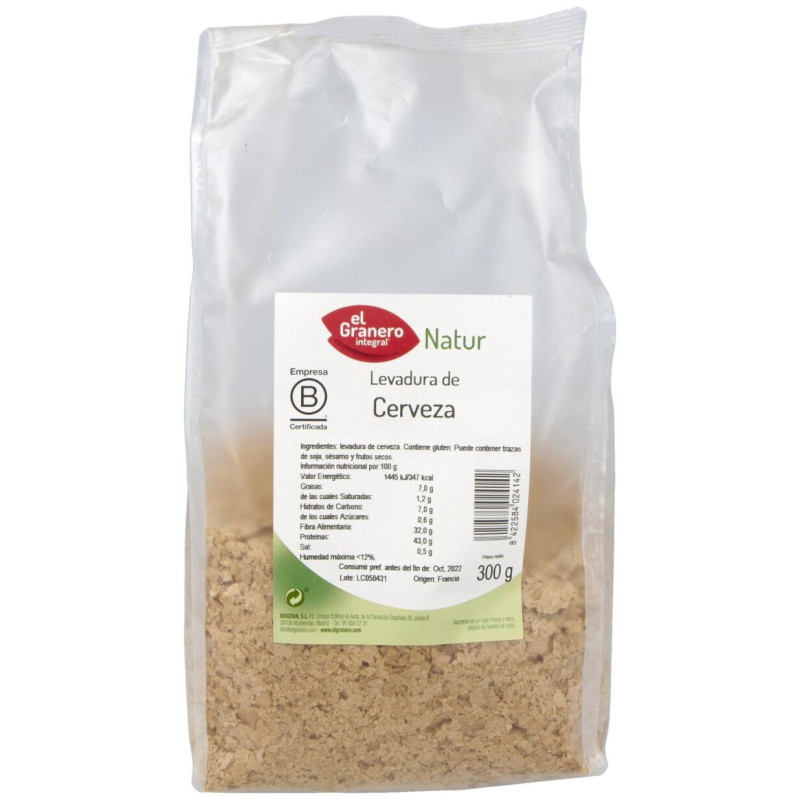 Levadura de Cerveza 300g - El Granero