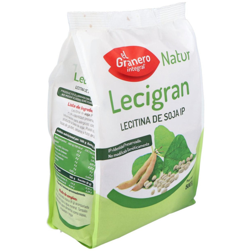 Granero Alimentacion Lecigran Ip/no Gmo Bolsa 500g - El Granero