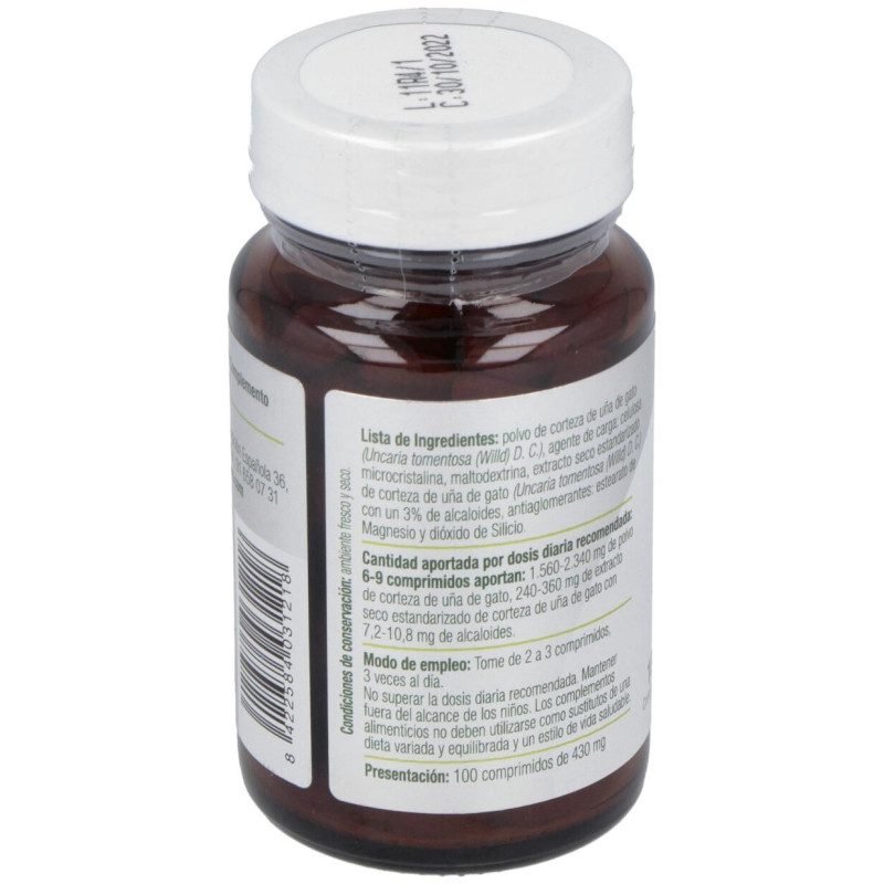 El Granero Uña Gato Forte 400 Mg 100 Comp