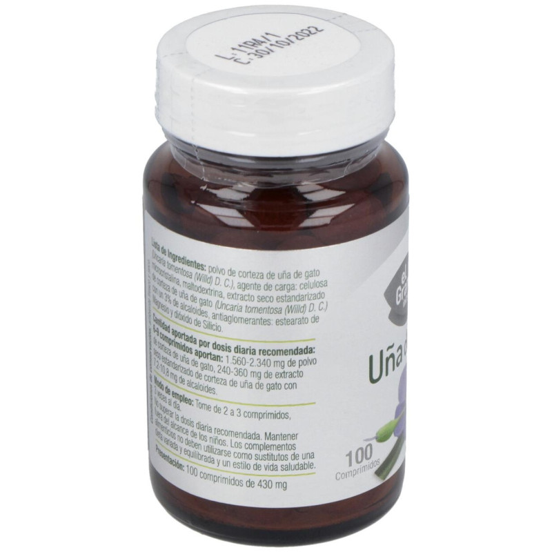 El Granero Uña Gato Forte 400 Mg 100 Comp
