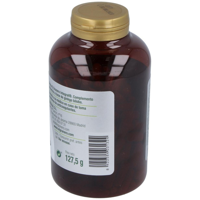 Ginkgo Biloba 600mg 250cápsulas - El Granero