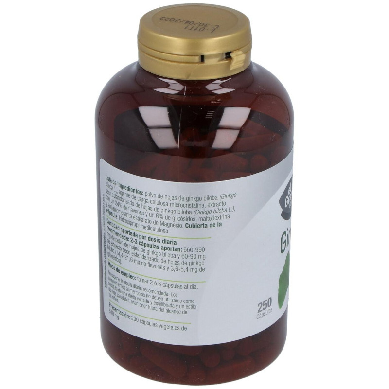 Ginkgo Biloba 600mg 250cápsulas - El Granero