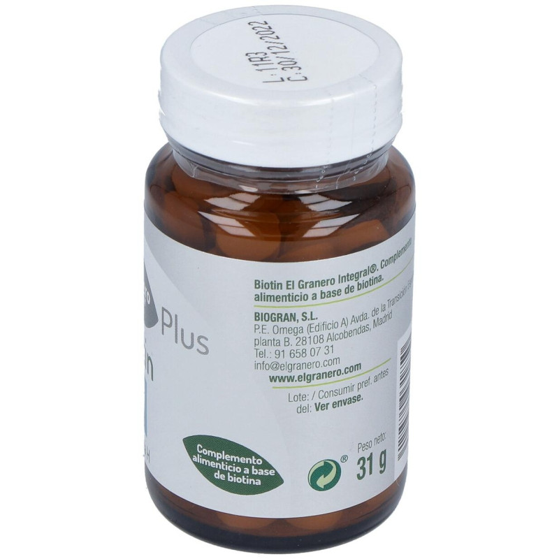 Biotin Vitamina H 100 Comp - El Granero