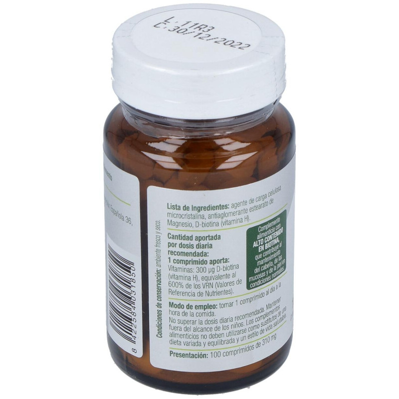 Biotin Vitamina H 100 Comp - El Granero