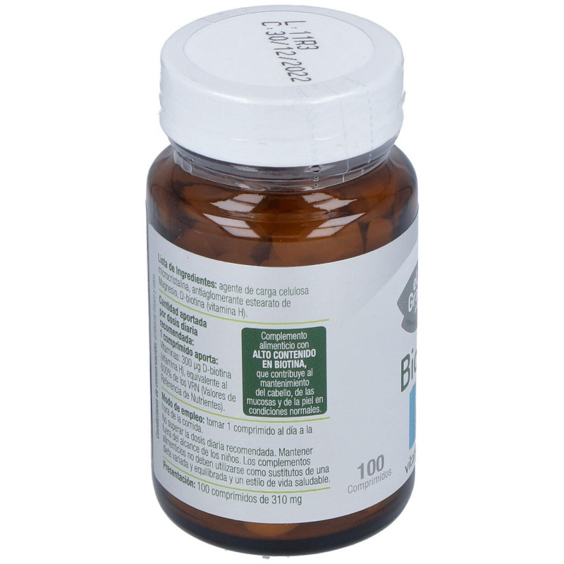 Biotin Vitamina H 100 Comp - El Granero