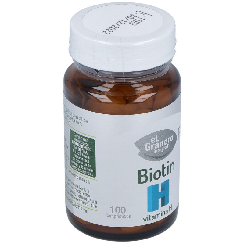 Biotin Vitamina H 100 Comp - El Granero