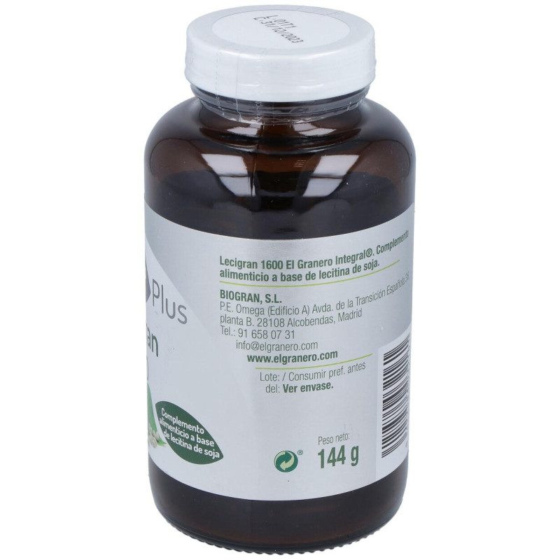 El Granero Integral Lecitina Soja 90 Perlas