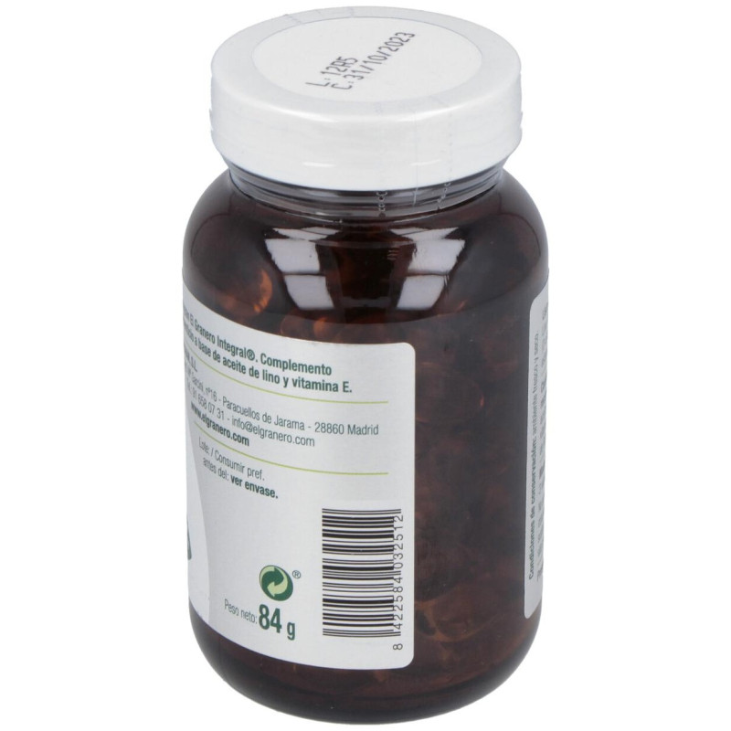 Integral Linogran Aceite de Lino 120 Perlas - El Granero