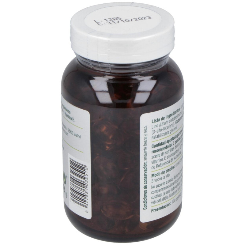 Integral Linogran Aceite de Lino 120 Perlas - El Granero
