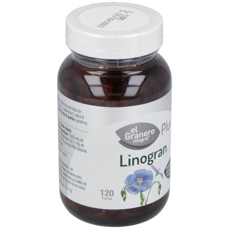 Integral Linogran Aceite de Lino 120 Perlas - El Granero