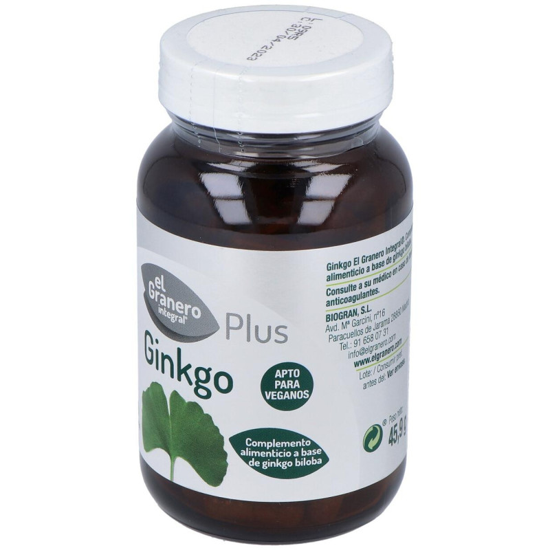 Integral Ginkgo Biloba 600mg 90 Cáps - El Granero