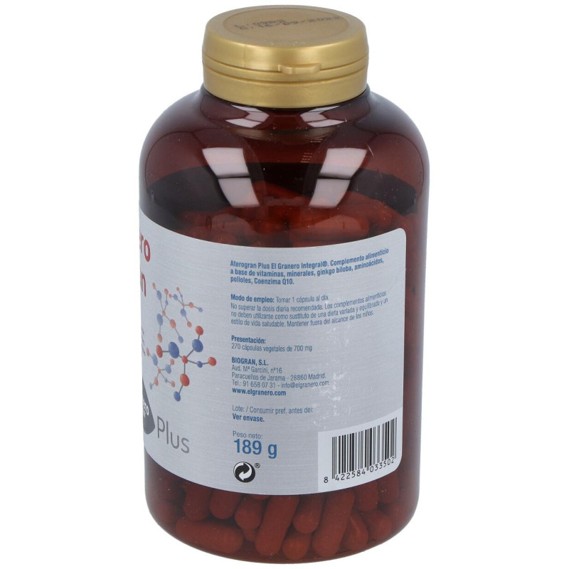 Aterogran Plus 270cap - El Granero