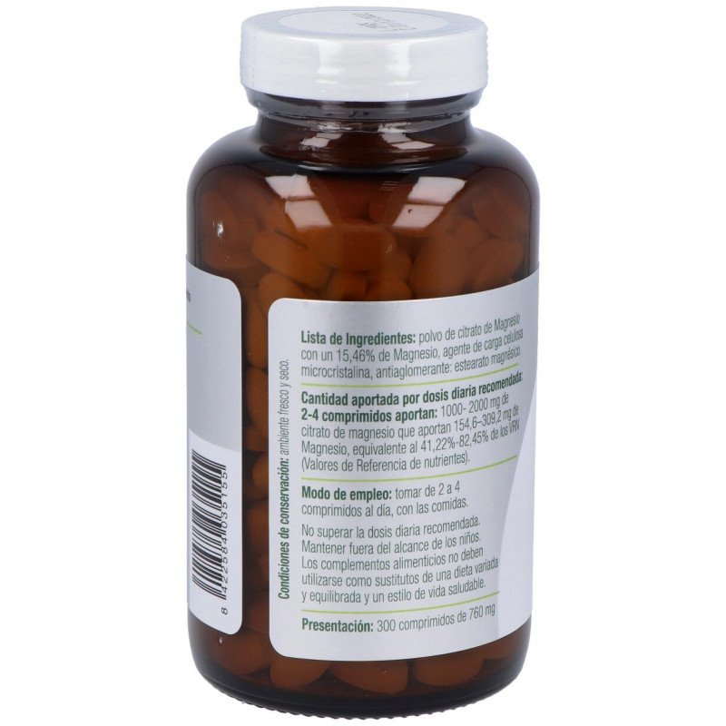 Integral Citrato Magnesio 760mg 300comp - El Granero