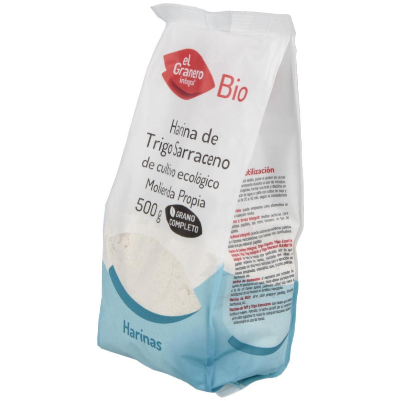 Granero Alimentacion Harina Trigo Sarraceno Bio 500g - El Granero