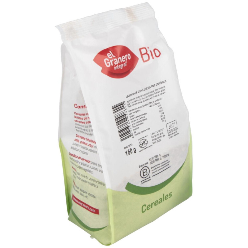 Levadura Cerveza Bio 150g - El Granero