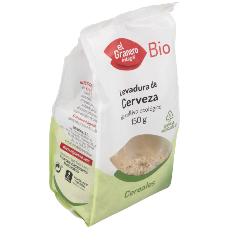 Levadura Cerveza Bio 150g - El Granero
