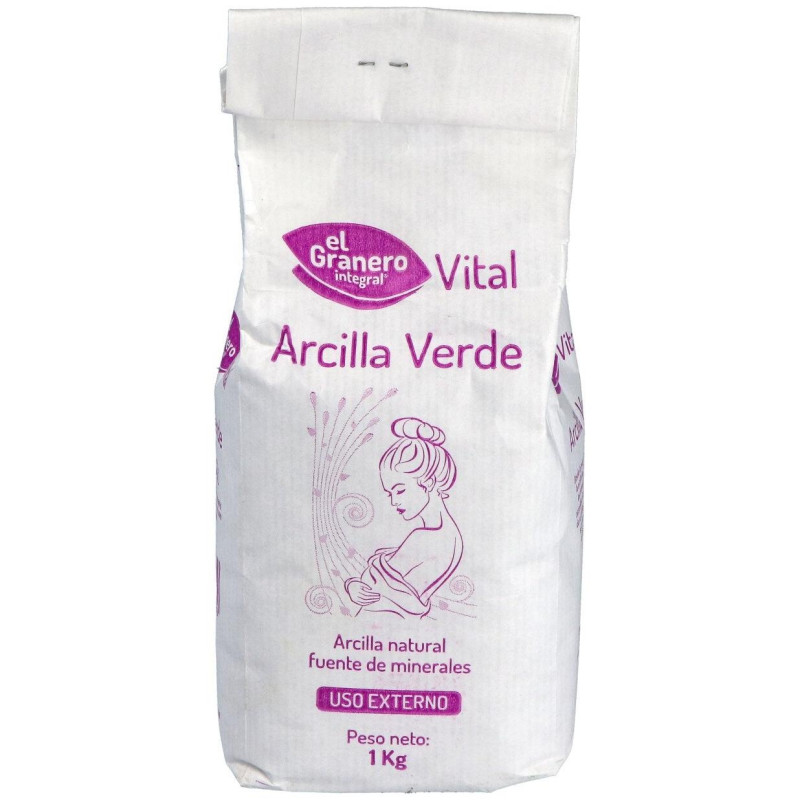 Arcilla Verde 1kg - El Granero