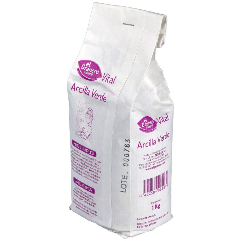 Arcilla Verde 1kg - El Granero