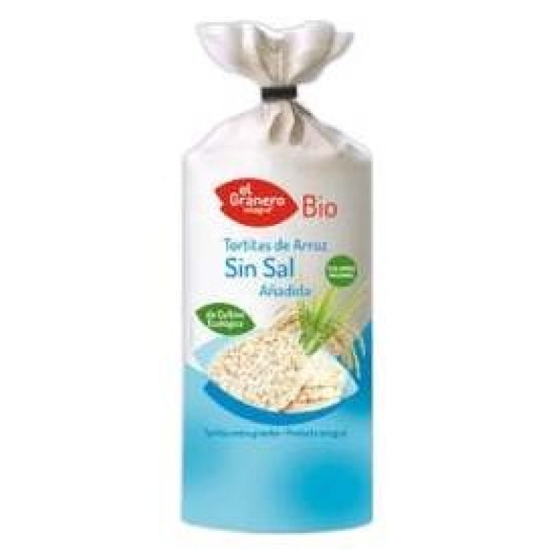Granero Alimentacion Tortitas Arroz S/sal Bio 115g - El Granero