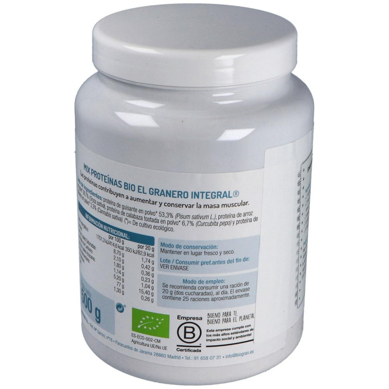 Mix Proteinas 500gr. Bio - El Granero