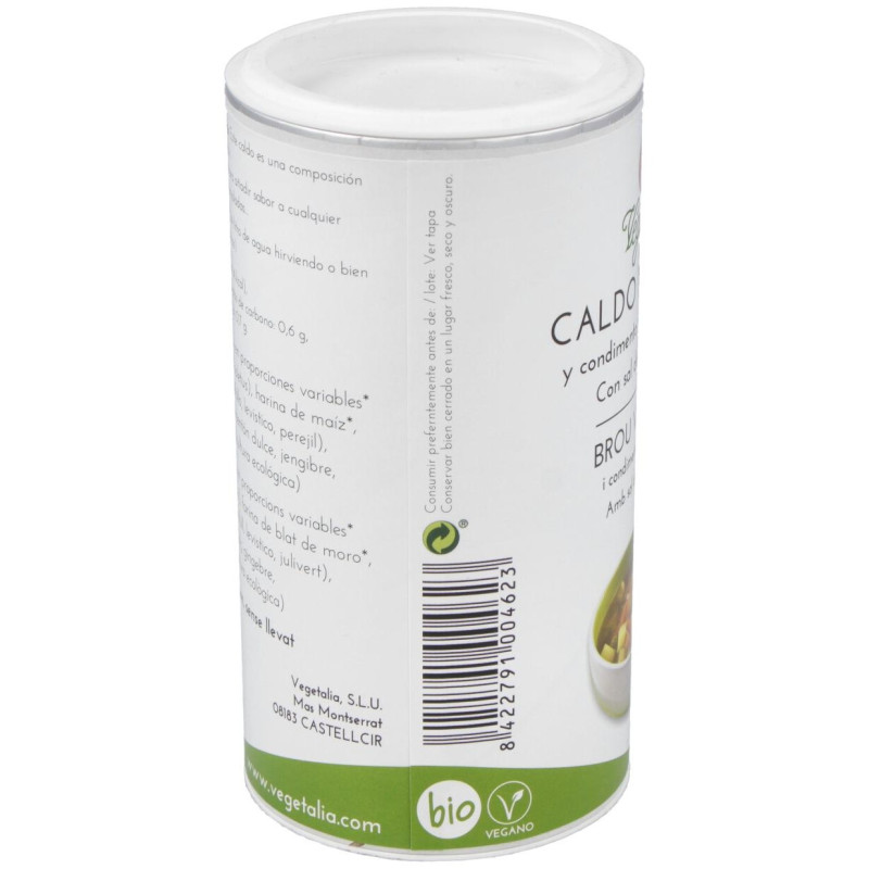 Caldo Vegetal Polvo Himalaya sin Gluten 350g - Vegetalia