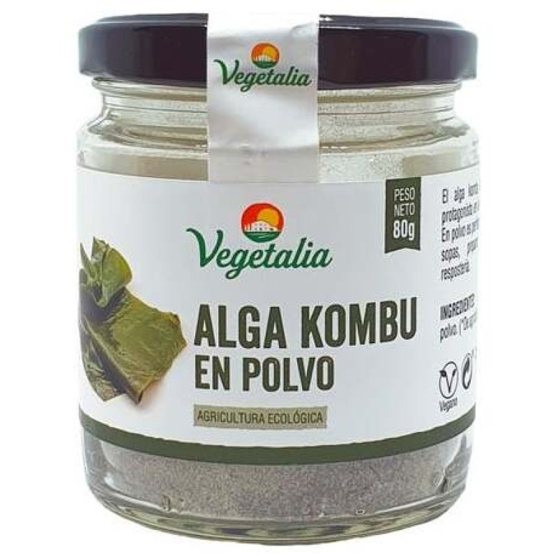 Alga Kombu en Polvo Bio 80g - Vegetalia