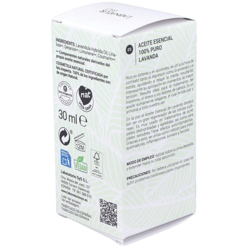 Labnatur Bio Lavanda Aceite Esencial 30Ml