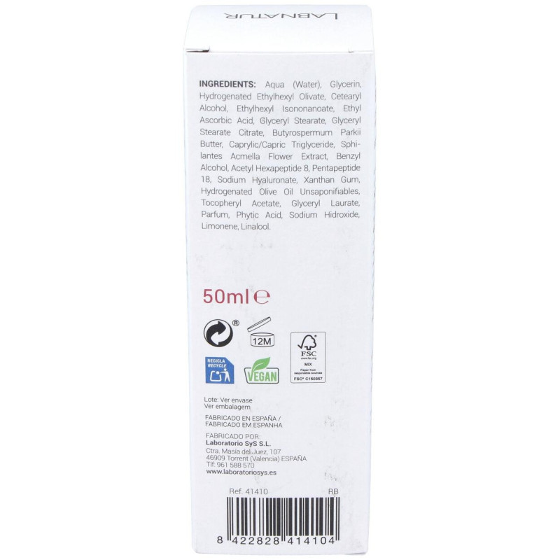 Crema Facial Botox Efecto Tensor 50Ml. Labnatur