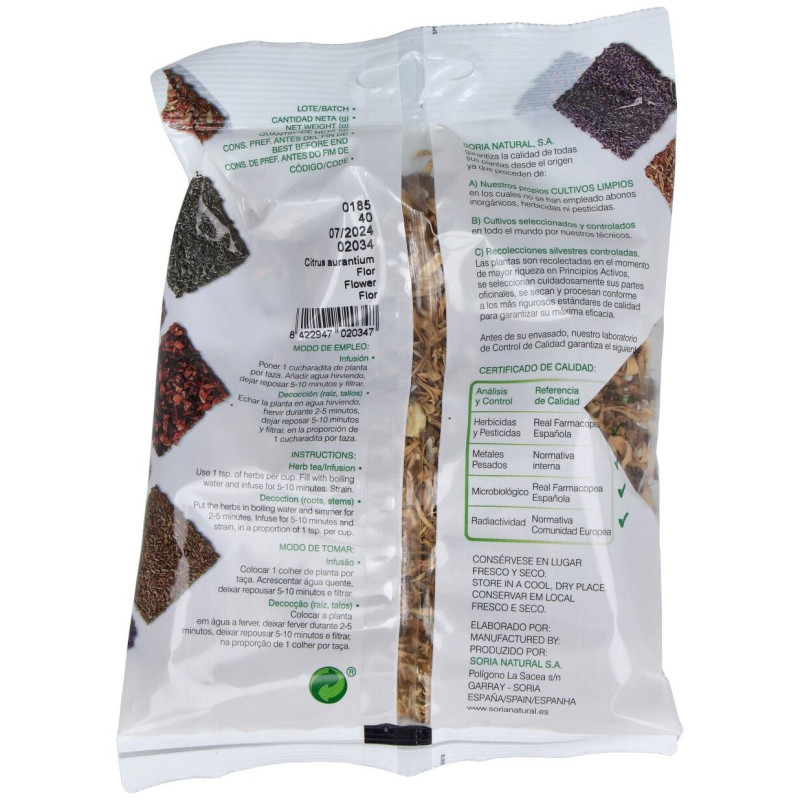 Soria Natural Azahar Bolsa 40G