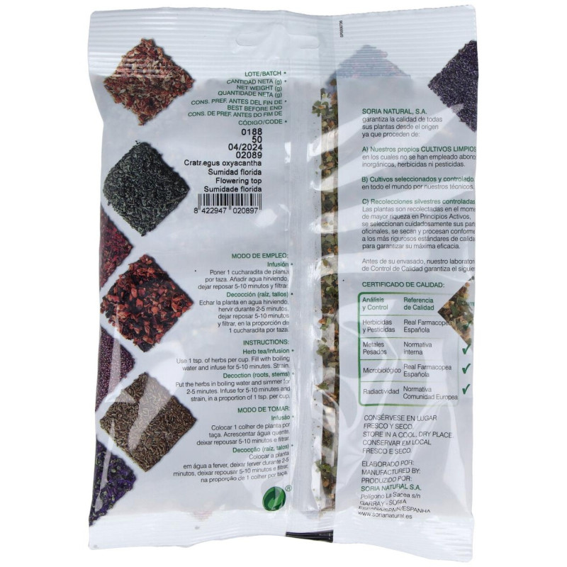 Espino Blanco Bolsa 50g - Soria Natural