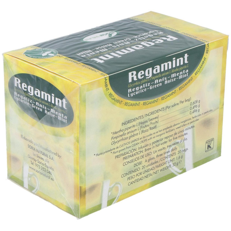 Regamint Infusión 20 Filtros - Soria Natural