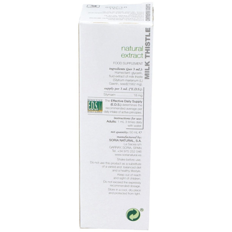 Cardo Mariano Extracto 50ml - Soria Natural
