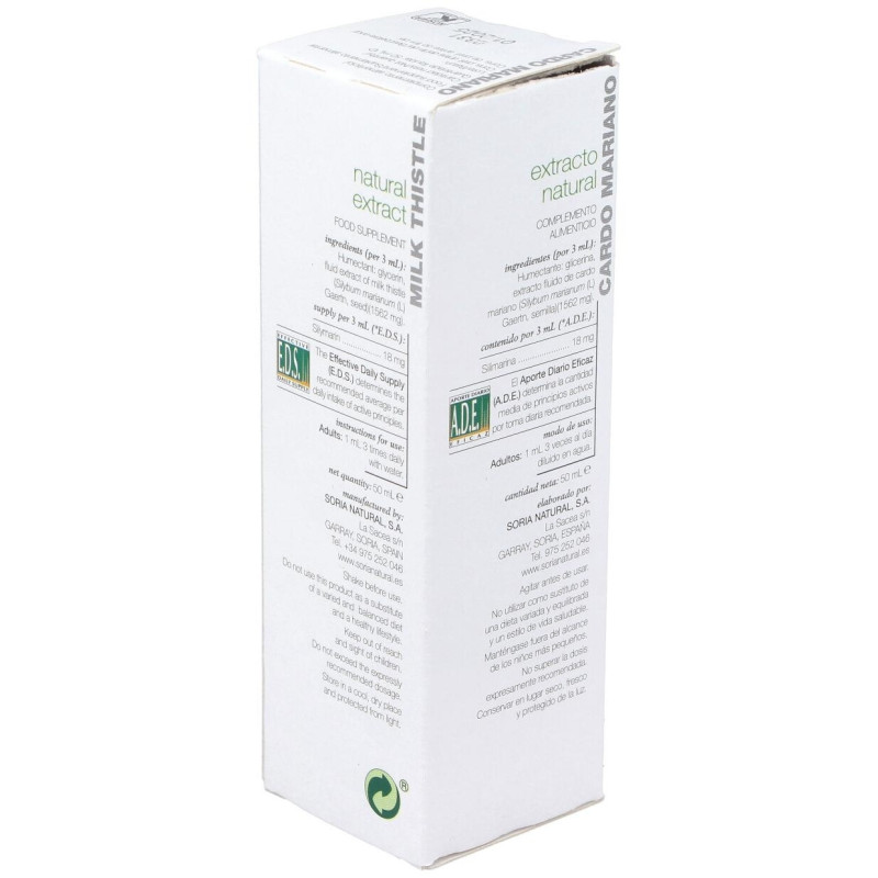 Cardo Mariano Extracto 50ml - Soria Natural