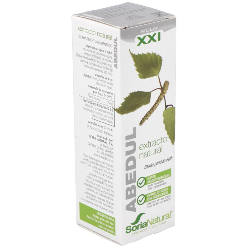 Extracto Abedul Xxi 50 ml - Soria Natural