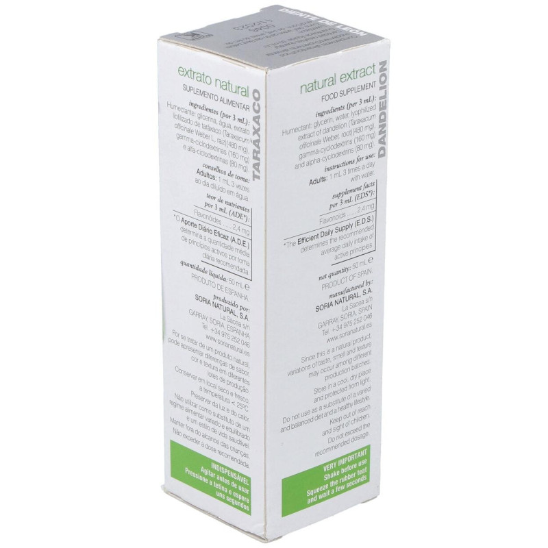 Extracto Diente Leon 50 ml Xxi Soria - Soria Natural