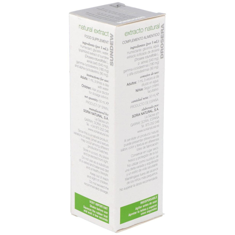 Drosera Extracto 50ml - Soria Natural