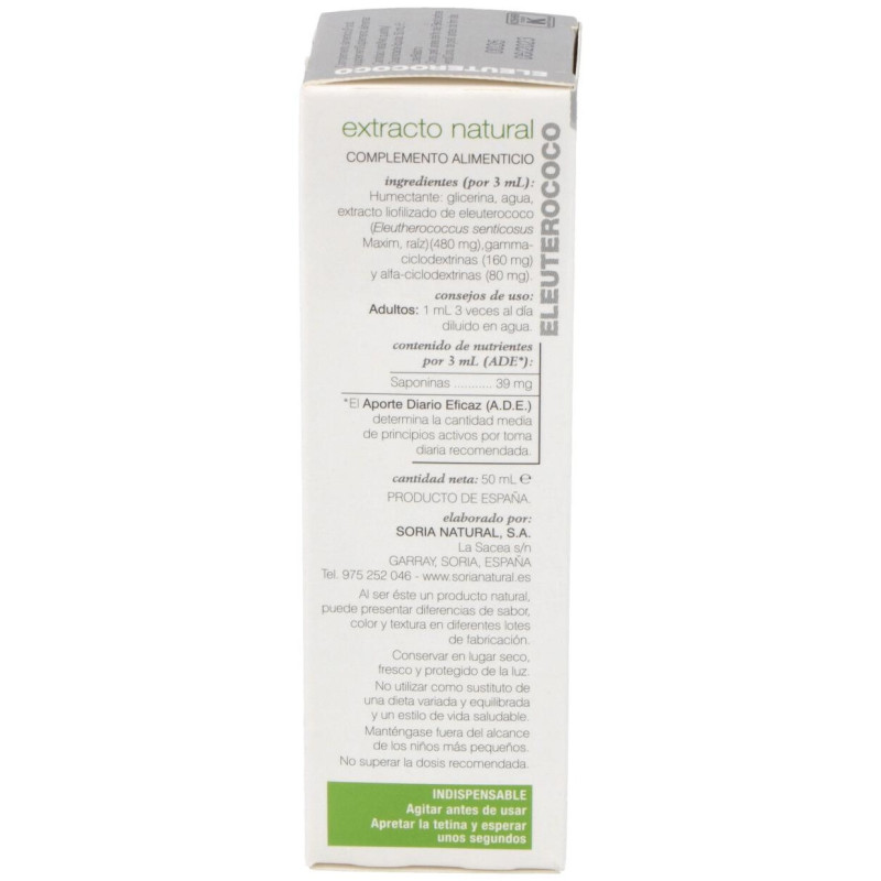 Soria Natural Eleuterococo Extracto 50Ml