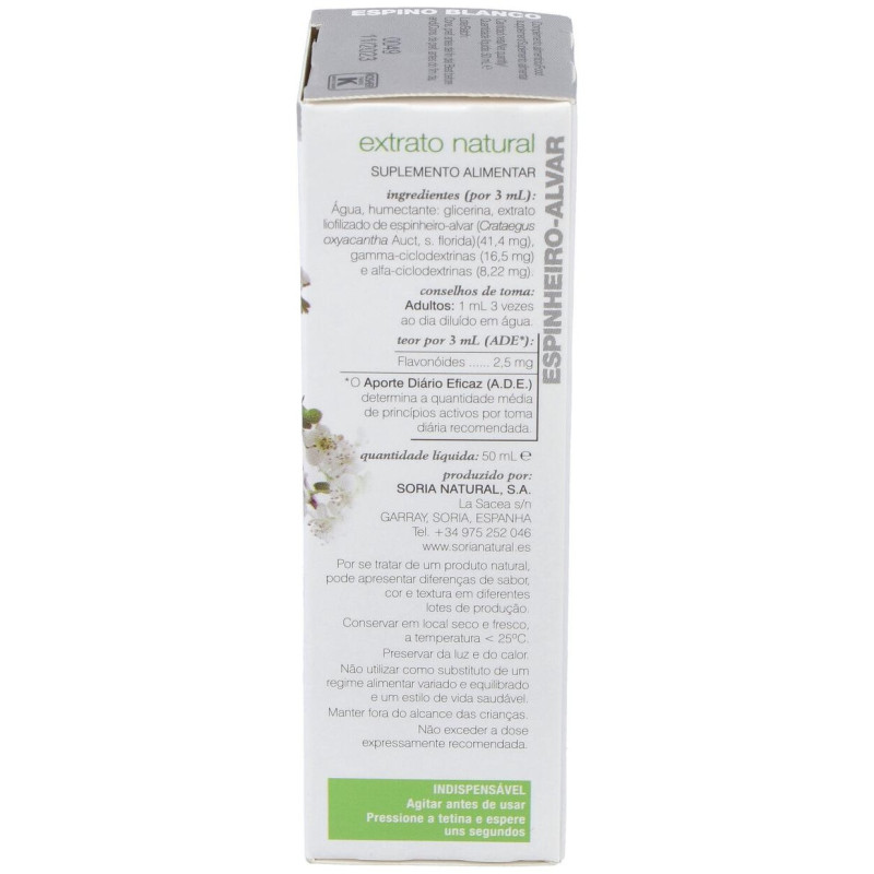 Espino Blanco Extracto Glicólico 50ml - Soria Natural