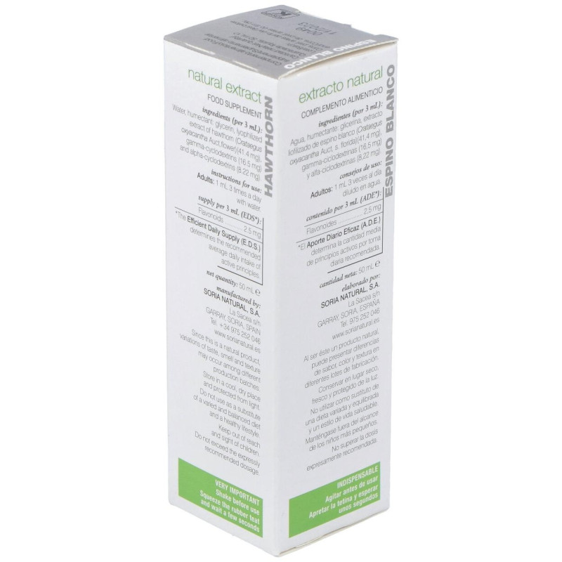 Espino Blanco Extracto Glicólico 50ml - Soria Natural