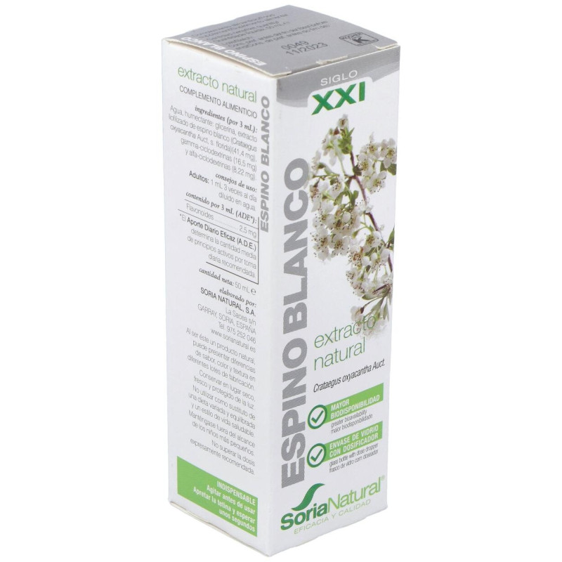 Espino Blanco Extracto Glicólico 50ml - Soria Natural