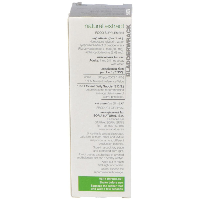 Soria Natural Ext. Fucus Xxl 50Ml