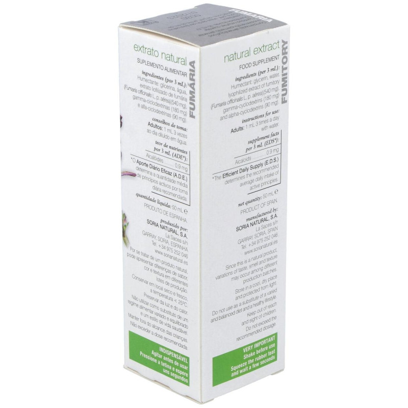 Fumaria Extracto 50ml - Soria Natural