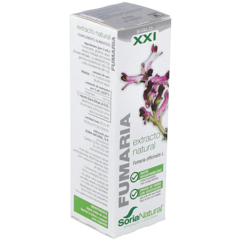Fumaria Extracto 50ml - Soria Natural