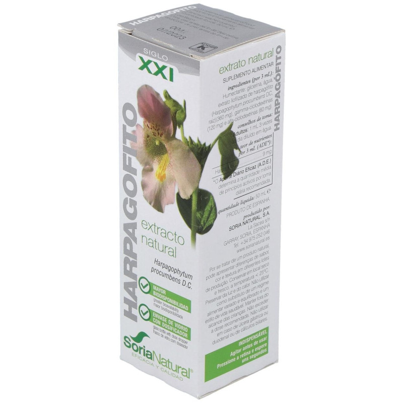 Extracto Harpagofito Xxi 50 ml Soria N - Soria Natural